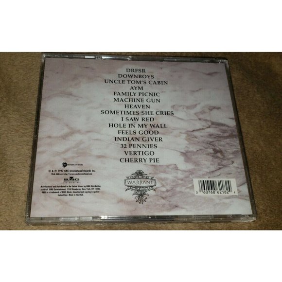 WARRANT cd 86-97 Live (CD, 1997, CMC International) erik turner - Picture 2 of 6